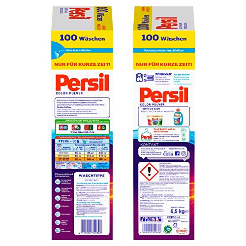 Persil-Waschmittel Persil Color Pulver, 100 Waschladungen