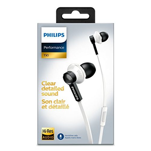 Philips-In-Ear-Kopfhörer Philips TX1WT/00 mit Mikrofon weiß