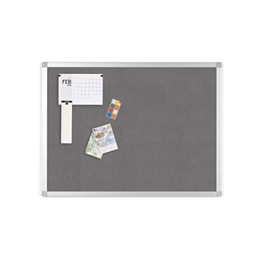 Die beste pinnwand boardsplus 60 x 45 cm graue filztafel aluminiumrahmen Bestsleller kaufen