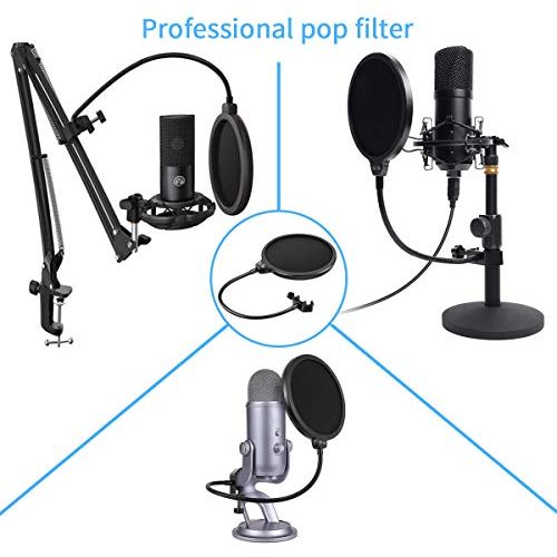 Popschutz Haquno Mikrofon Mic Windschutz Pop Filter
