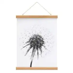 Posterleiste PHOTOLINI in Eiche Optik 22 cm Magnetisch