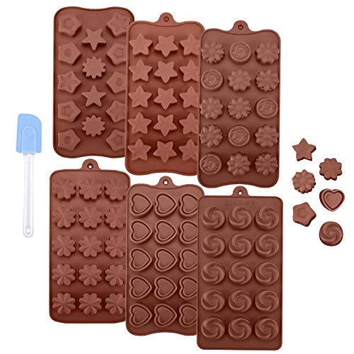 Die beste pralinenform ninonly schokoladenform 6er set aus silikon Bestsleller kaufen