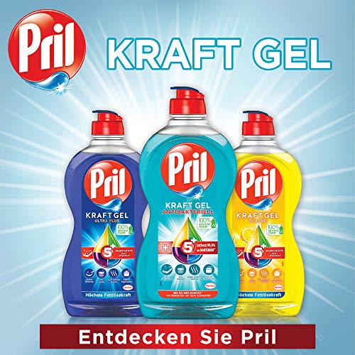 Pril-Spülmittel Pril 5+ Kraft-Gel Antibakteriell, 450 ml