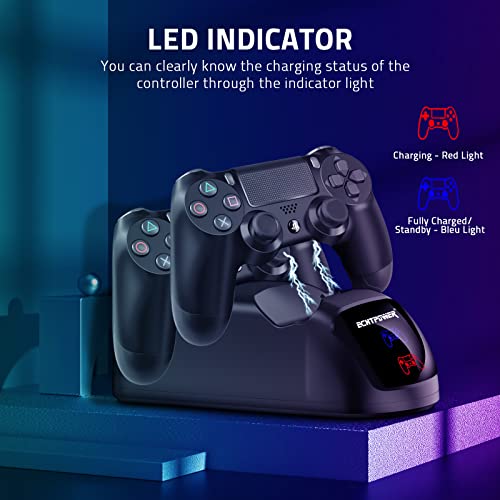 PS4-Controller-Ladestation ECHTPower mit LED Anzeige