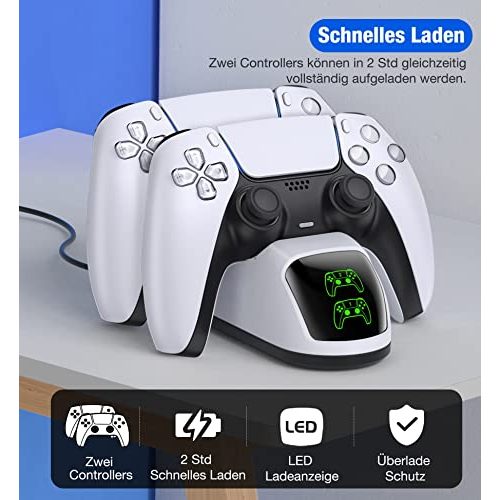 PS5-Controller-Ladestation HELLCOOL PS5 Controller Ladestation