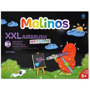 Pustestifte MALINOS 300969 XXL Airbrush Metallic, Bunt, 29 Stück