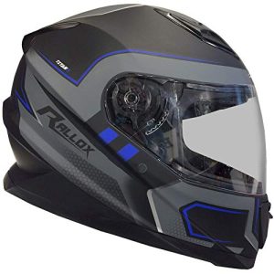 Rallox-Helm RALLOX Helmets Integralhelm 510-3 schwarz/blau