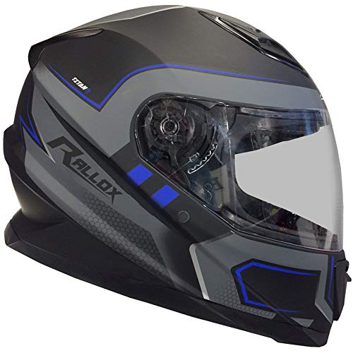 Die beste rallox helm rallox helmets integralhelm 510 3 schwarz blau Bestsleller kaufen