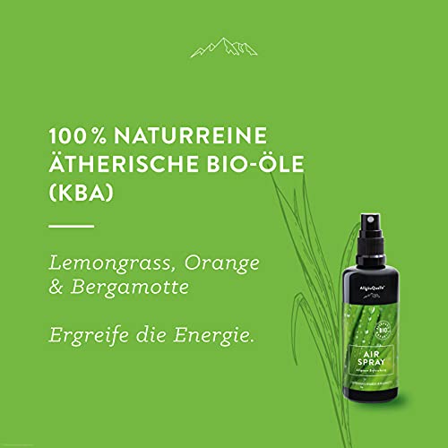 Raumspray AllgäuQuelle Naturprodukte, Lemongrass Orange