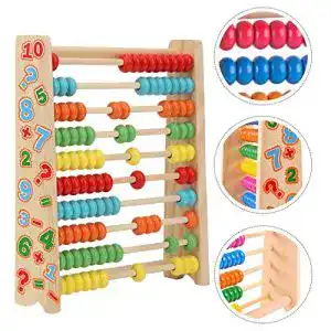 Rechenschieber Sunshine smile Abakus, Holz, Montessori