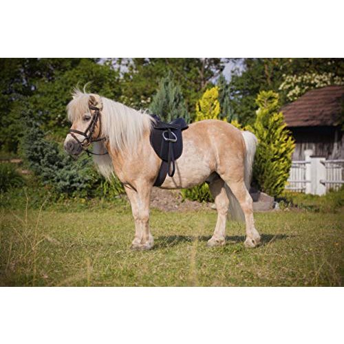 Reitpad Kerbl Sattelset Economy Pony, Schwarz, 325415