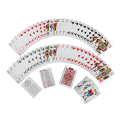 Rommé-Karten Bullets Playing Cards Rommé Set Kunstleder-Etui