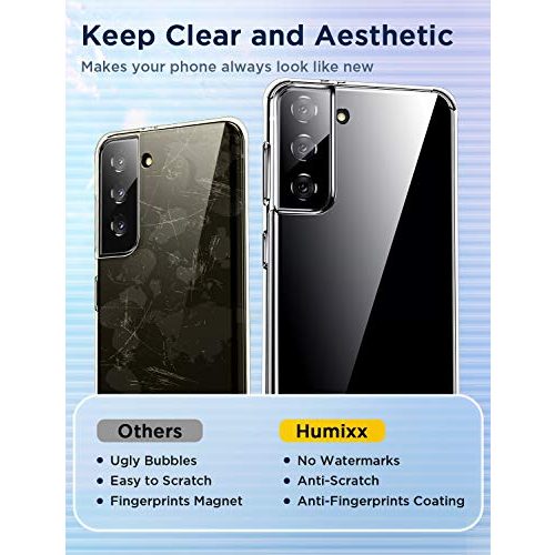 Samsung-Galaxy-S21-Hülle Humixx Crystal Clear
