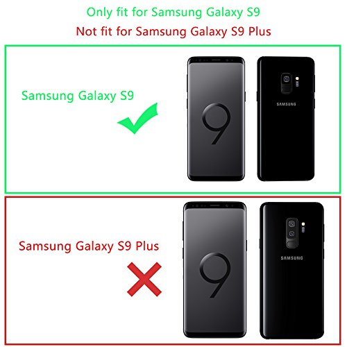 Samsung-Galaxy-S9-Panzerglas L K LϟK Schutzfolie mit Rahmen
