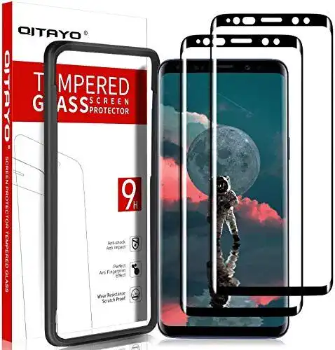 Samsung-Galaxy-S9-Panzerglas QitayoTech 2 Stück Panzerglas