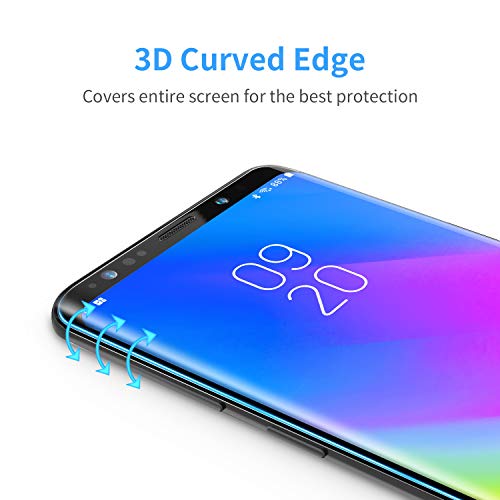 Samsung-Galaxy-S9-Plus-Panzerglas Bewahly 2 Stück 3D Curved