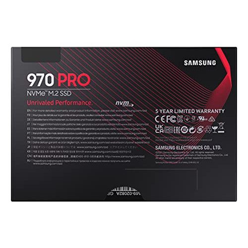 Samsung-M2 Samsung 970 PRO 512 GB PCIe 3.0 bis zu 3.500 MB/s