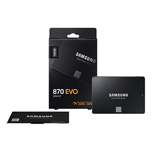 Samsung-SSD Samsung 870 EVO 500 GB SATA 2,5″ Intern