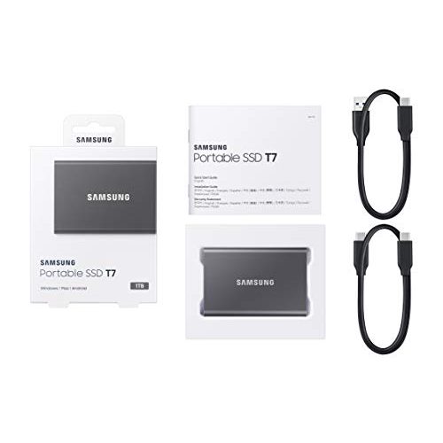Samsung-SSD Samsung T7 Portable SSD 1 TB, USB 3.2 Gen.2