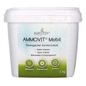Sanitärflüssigkeit AMMOVIT Mobil 1 kg Eimer, ökologisch