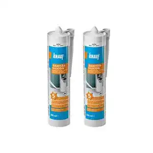 Sanitärsilikon Knauf Sanitär-Silicon Zweierpack, Bad & Dusche
