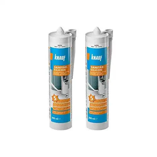 Sanitärsilikon Knauf Sanitär-Silicon Zweierpack, Bad & Dusche