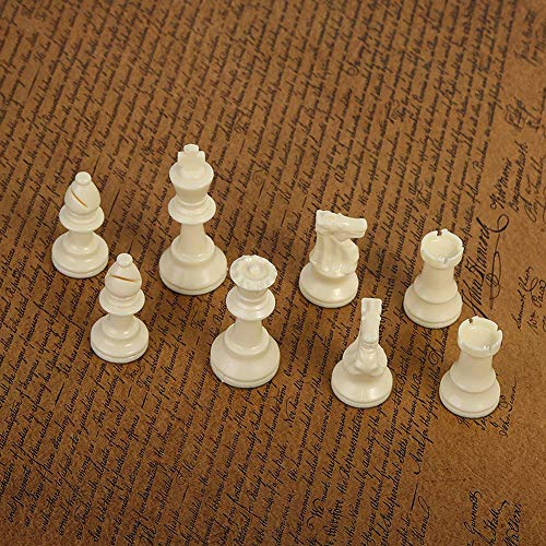 Schachfiguren Dilwe Set, Internationales Schachspiel Kunststoff Set