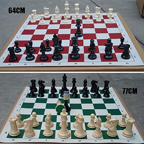 Schachfiguren Dilwe Set, Internationales Schachspiel Kunststoff Set