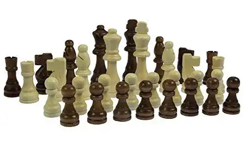 Schachfiguren Holz Holzspielerei Schachfiguren Set, Schach