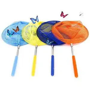 Schmetterlingsnetz ZARRS Kinder Schmetterling Net, 4er-Pack