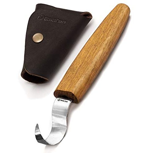 Die beste schnitzmesser beavercraft sk1s hakenmesser mit lederscheide Bestsleller kaufen