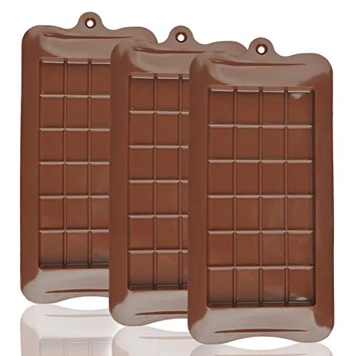 Schokoladenform OFNMY 3 Stück Silikonbackform
