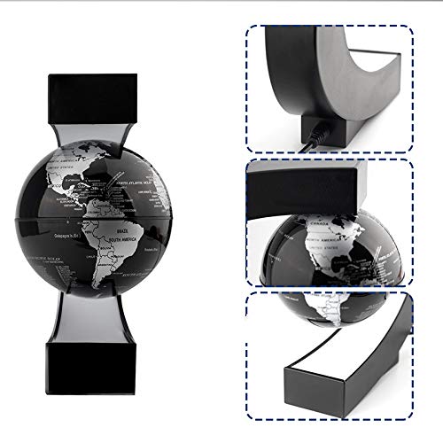 Schwebender Globus Surplex C-Form mit Led Display Stütze