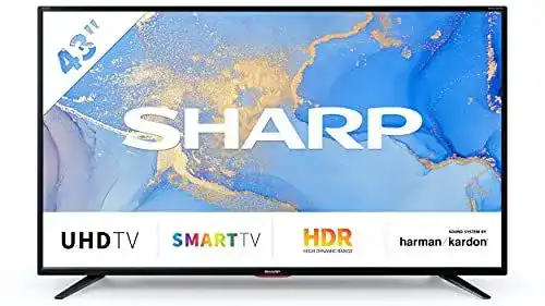 Sharp-Fernseher SHARP 43BJ6E Smart TV 4K Ultra HD LED