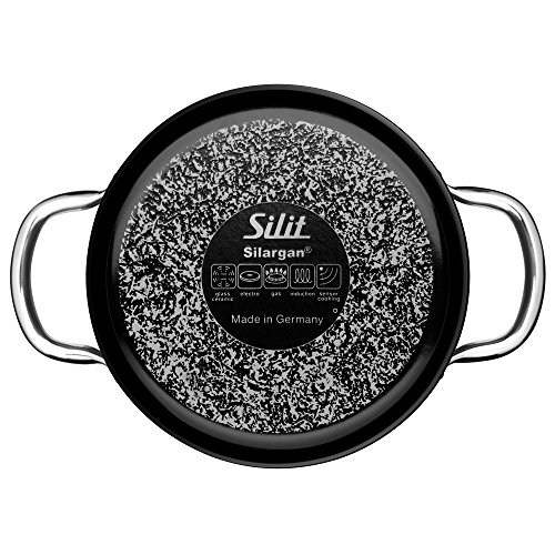 Silit-Töpfe Silit Passion Black Kochtopf klein 20cm, Glasdeckel