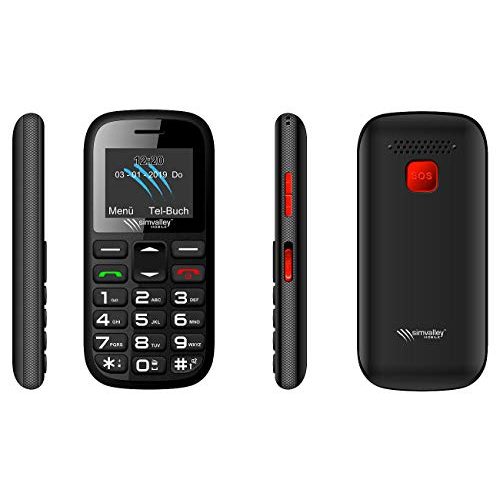 Simvalley-Handy Simvalley Mobile Mobiltelefon: Dual-SIM
