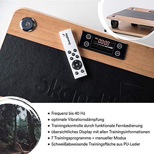 Skandika-Vibrationsplatte skandika Vibrationsplatte Virke aus Holz