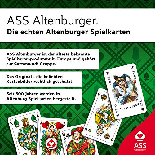 Skat ASS Altenburger 22570027 Turnierbild, Kartenspiel, Plastiketui