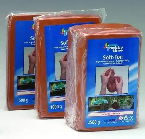 Soft-Ton Glorex, Modelliermasse terracotta 1kg