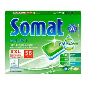 Somat-Tabs Somat All in 1 Pro Nature Spülmaschinen-Tabs, 56 Tabs