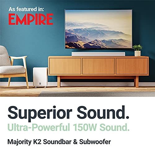 Soundbar-mit-Subwoofer MAJORITY K2 150W Surround Sound