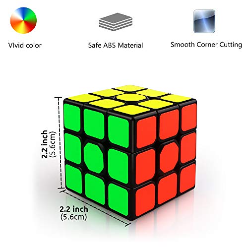 Speedcube LOVEXIU Zauberwürfel 2PCS, Cube 3×3, Zauber Würfel