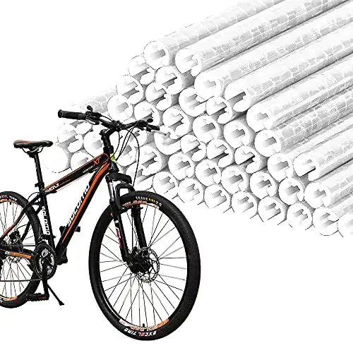 Speichenreflektor YeenGreen Reflektoren Fahrrad Weiss, 96 Stück