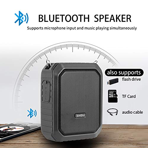 Sprachverstärker SHIDU Bluetooth, persönlicher 18 W