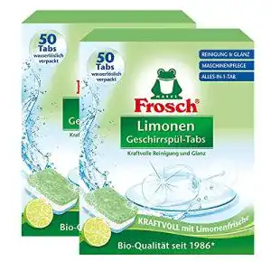 Spülmaschinentabs öko Frosch Limonen Geschirrspül-Tabs 50 Tabs