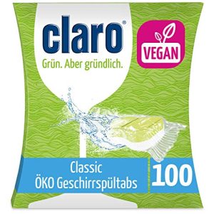 Spülmaschinentabs ohne Plastik CLARO Classic, 100 Stück