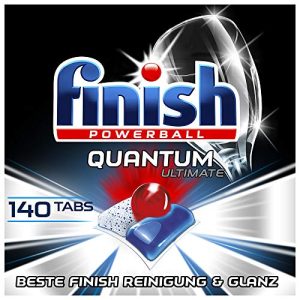 Spülmaschinentabs ohne Plastik Finish Quantum Ultimate, 140 Tabs