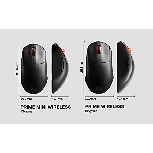 SteelSeries-Maus SteelSeries Prime Mini Wireless, Esports Leistung