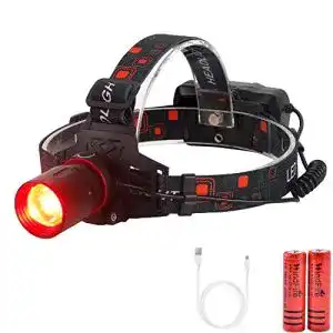 Stirnlampe (Rotlicht)