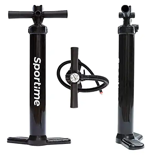 SUP-Handpumpe Sportime Double Action Doppelhubpumpe